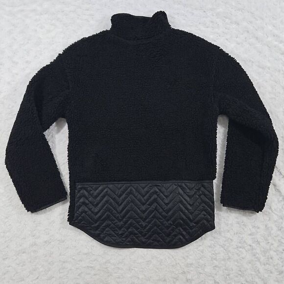 Athleta Size XXS Womens Cozy Sherpa Snap Sweatshirt Soft Fleece NWT - Picture 7 of 10